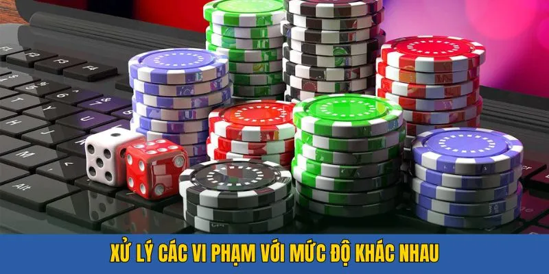 Đưa ra mức xử lý đối với từng cấp độ vi phạm